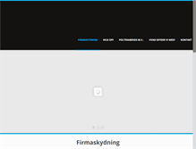 Tablet Screenshot of firmaskydning.dk